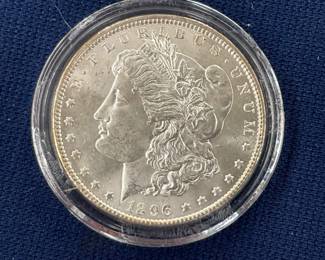 1896 UNC MORGAN SILVER DOLLAR