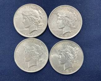 1923/1925-S/(2) 1922 PEACE SILVER DOLLAR