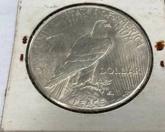 1927 PEACE SILVER DOLLAR
