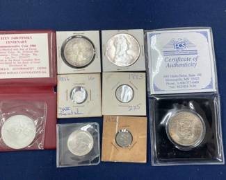 LOT OF COMM. COINS/5 SHILLINGS
