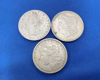 1900/1891/1891-O MORGAN SILVER DOLLARS