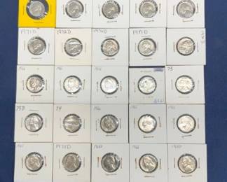 (25) JEFFERSON NICKELS 1938-74