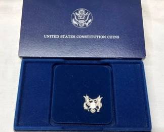 1987 CONSITUTION SILVER DOLLAR