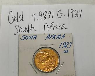 1927 GOLD 7.9881 SOUTH AFRICA