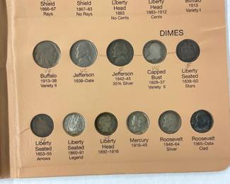 US TYPES MAJOR COINS