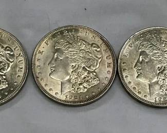 1921 UNC MORGAN SILVER DOLLARS