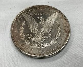 UNC 1891 S MORGAN SILVER DOLLAR