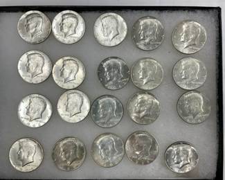 (2) 40% SLIVER KENNEDY HALVES