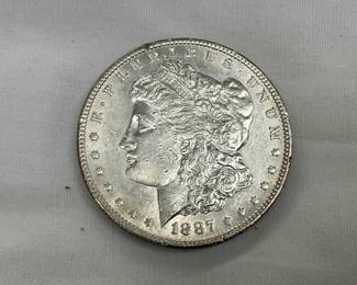1887 MORGAN SILVER DOLLAR