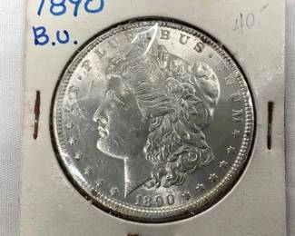 1890 MORGAN SILVER DOLLAR