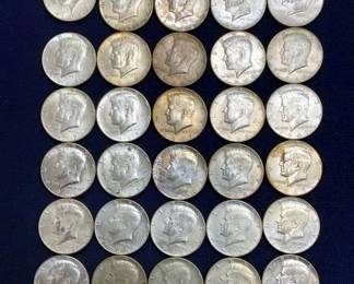 1965-69 SILVER KENNEDY HALVES