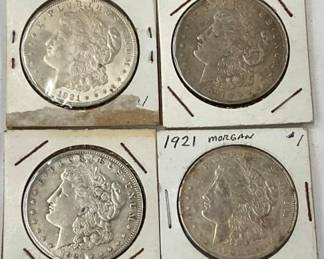 1921 S MORGAN SILVER DOLLARS