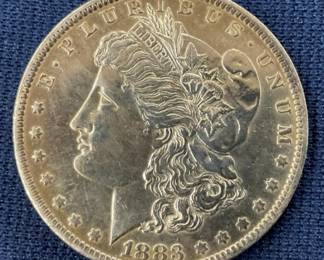 UNC 1883 O MORGAN SILVER DOLLAR
