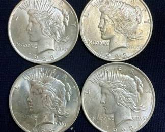 1923 PEACE SILVER DOLLARS