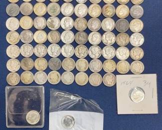 (71) 1900-64 SILVER DIMES