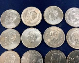 SILVER MEXICAN ROUNDS