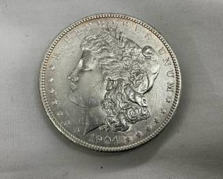 1904 MORGAN SILVER DOLLAR