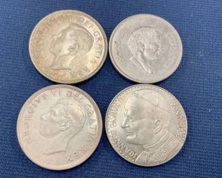 LOT OF 4 - 1949-40 CANADIAN DOLLAR