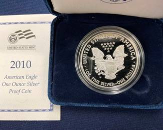 1OZ. SILVER 2005 SILVER EAGLE COIN