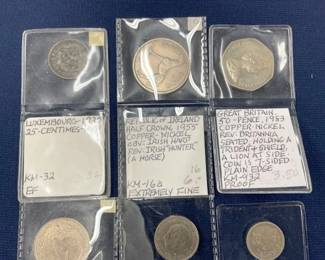 50 PENCE/ 2 1/2 ESCODOS/1/2 CROWN/PESO..
