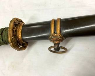 CLOSEUP VIEW SAMARI SWORD