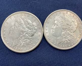 1886/1900 MORGAN SILVER DOLLARS