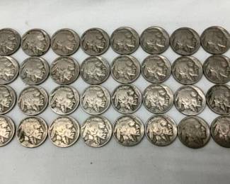 (41 1924-37 BUFFALO NICKELS