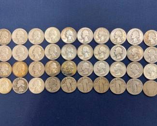 1927-64 SILVER QUARTERS