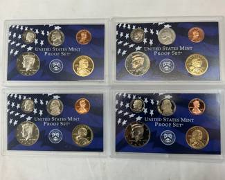 (4) US MINTS 200-2003
