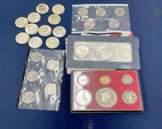 KENNEDY HALVES/UNC MINTS/US PROOF SETS