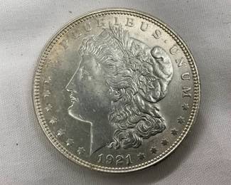 1921 MORGAN SILVER DOLLAR