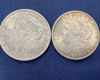 1889/1921 MORGAN SILVER DOLLARS