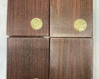(4) EISENHOWER PROOF DOLLAR 1971-73