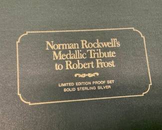 SILVER NORMAN ROCKWELLS MEDALLIC TRIBUTE