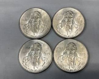 (4) 1979 20G. SILVER EACH
