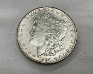 1890 MORGAN SILVER DOLLAR
