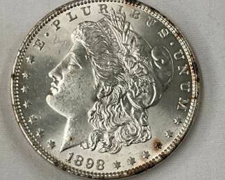 1898 MS 65 MORGAN SILVER DOLLAR