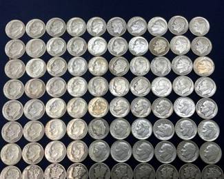 ROSEVELT AND MERCURY DIMES