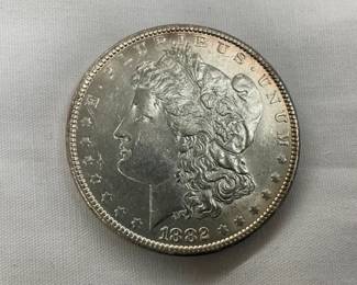 1882 MORGAN SILVER DOLLAR