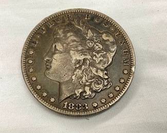 1883 S MORGAN SILVER DOLLAR