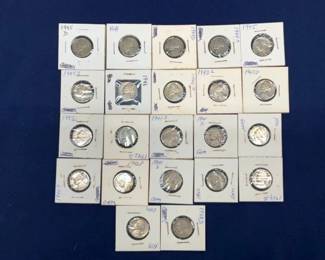 (2) JEFFERSON NICKELS 1938-46