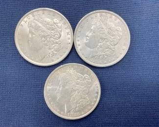 1896/1886/1889 MORGAN SILVER DOLLARS