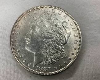 1880 MORGAN SILVER DOLLAR