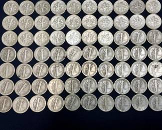 100- 1923-63 SILVER DIMES