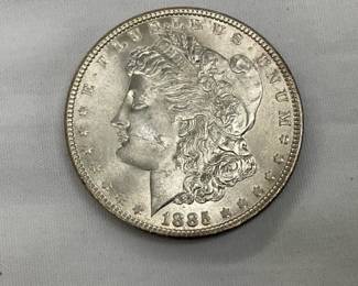 1885 MORGAN SILVER DOLLAR