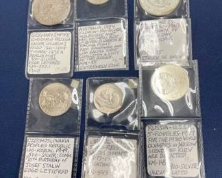 LOT OF (6) - GERMAN .900 MINT