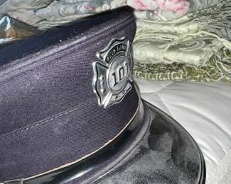 Fair Lawn 101 Fireman's dress uniform hat