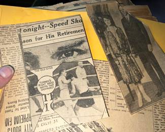 old Newspaper clippings