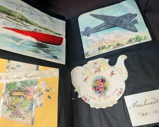 Fab Scrapbook full of old Greeting cards