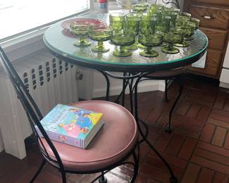 cute kitchen / parlor chairs and table